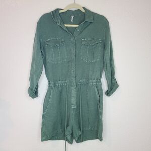 YFB/Young Fabulous & Broke Green Romper Size S